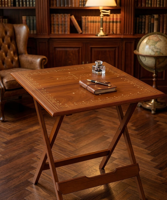 Folding Wooden Coffee Table Serving Table Study Table Sheesham wood πͺ΅