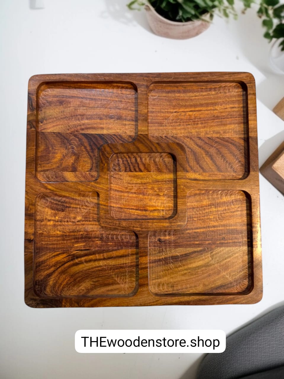 Handcrafted serving Tray