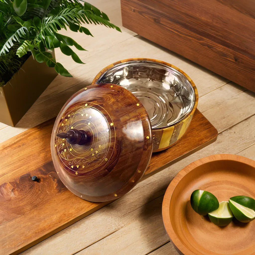 Wooden hot pot