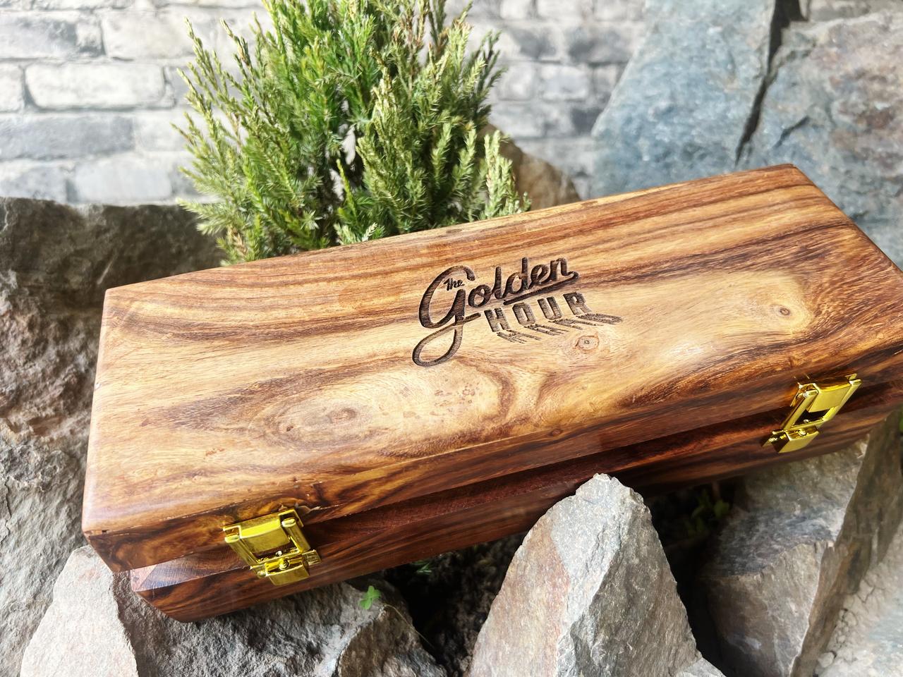 Wooden Watch Box With Engraved Name