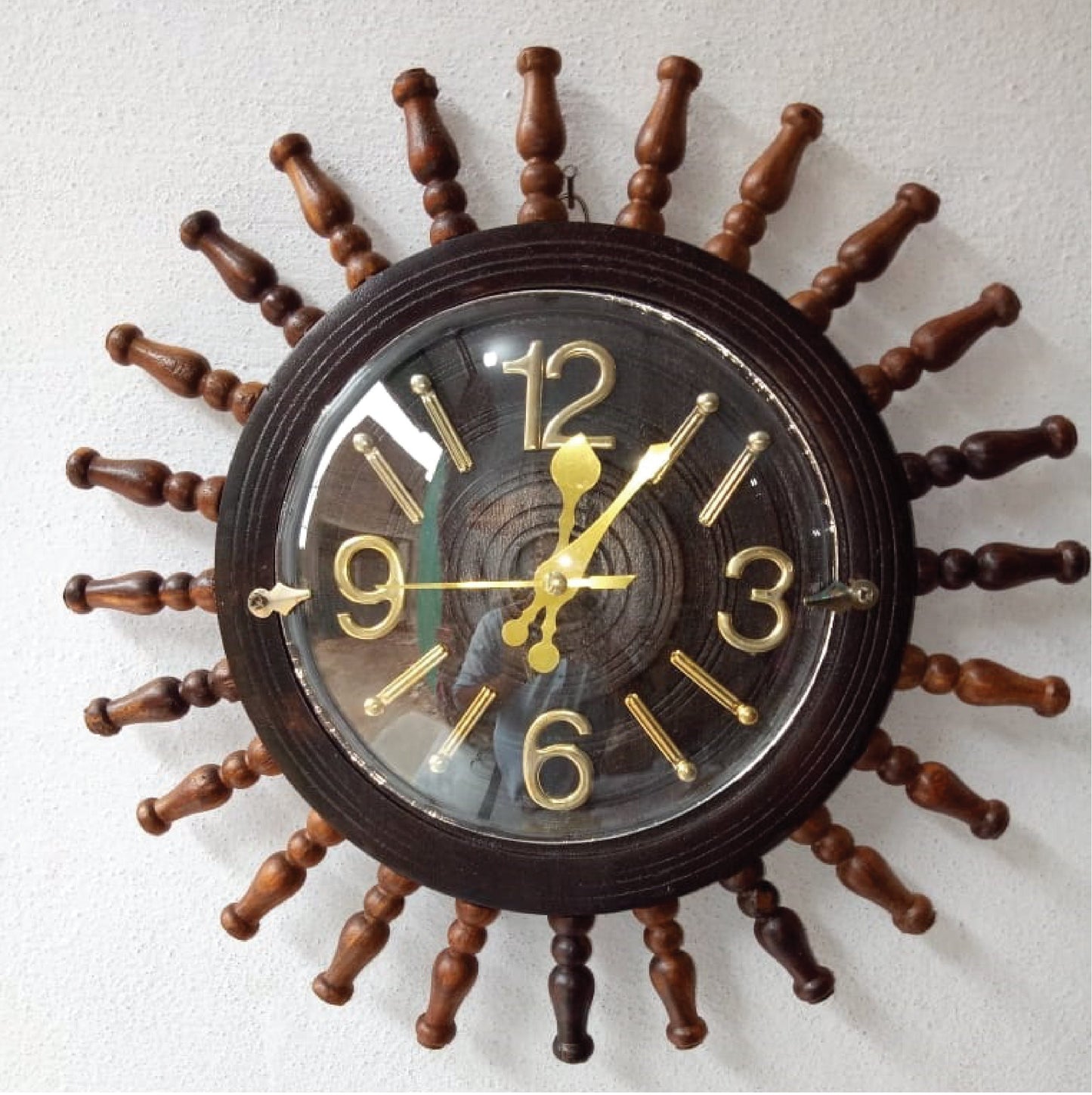 wooden Handmade clock(18 Inches)