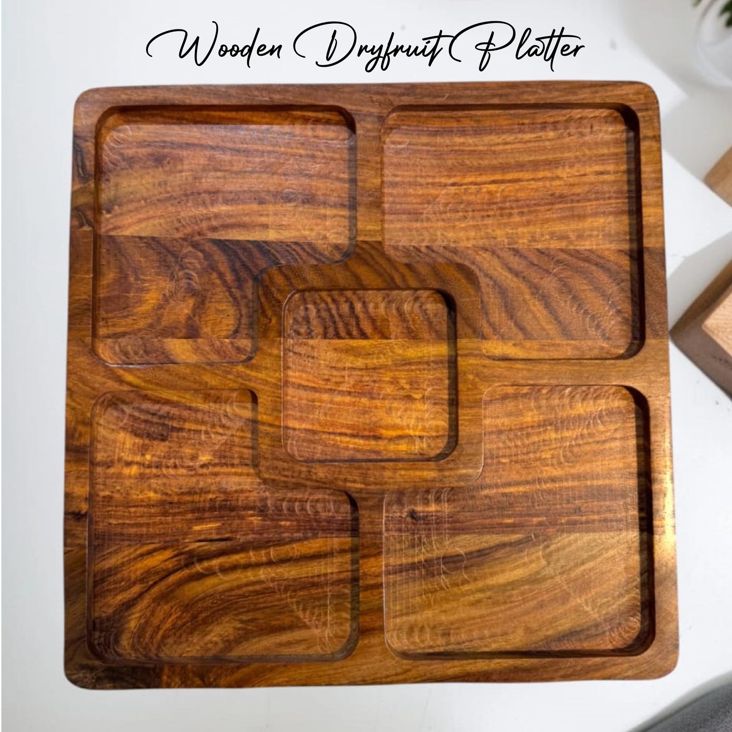 Handcrafted serving Tray
