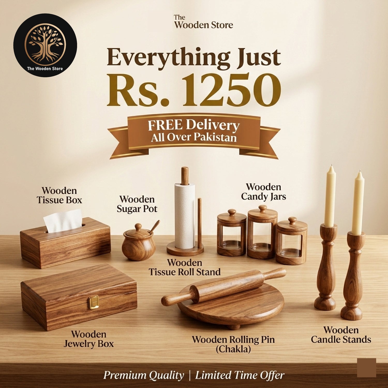 Everything Just 1250 ( Free Delivery All Over Pakistan)