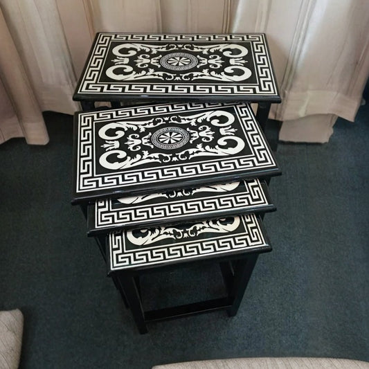 Wooden Nest Set ( Set Of 4 Pieces Pure Sheesham )