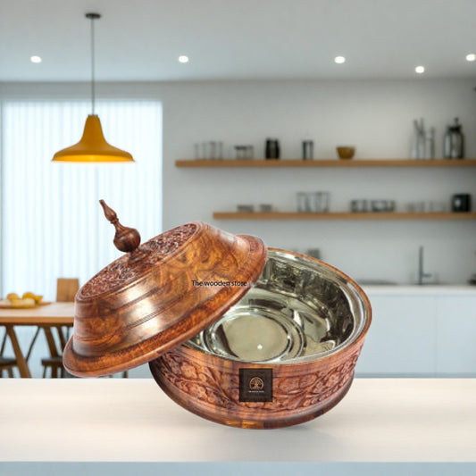 Wooden Hand made Hotpot
