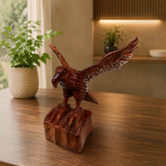 Pure Sheesham Wood Handmade Vintage Classic Shaheen  Antique Show piece