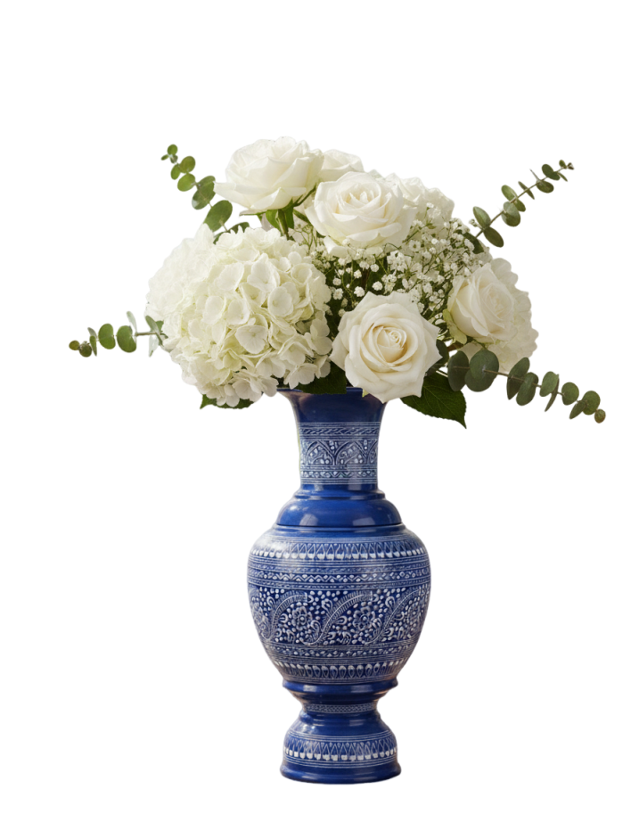 Wooden Naqshi Art Vase 15 Inches Hieght