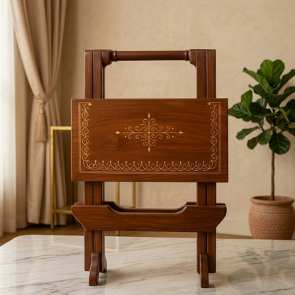 Folding Wooden Coffee Table Serving Table Study Table Sheesham wood 🪵