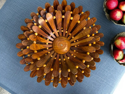 woood fruit basket set of 3(10,15,18) Inches
