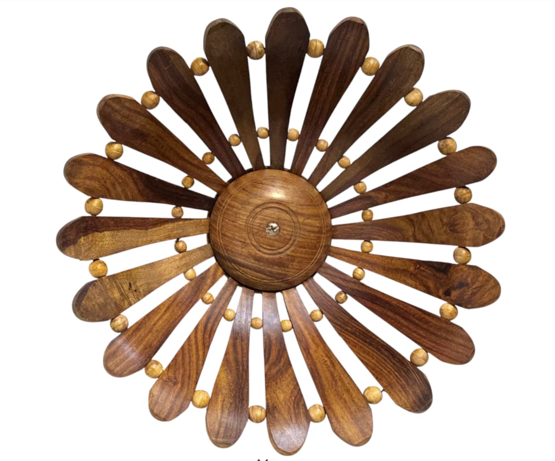 woood fruit basket set of 3(10,15,18) Inches