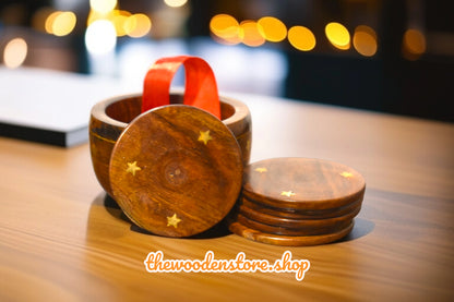Wooden Tea Costers