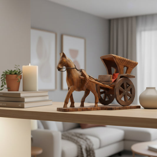 Handmade Wooden Home Decor – Elegant & Timeless Premium Wooden Tanga( 15 inches)