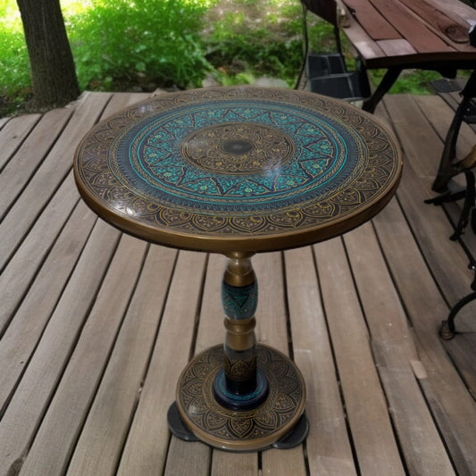 Wooden Handmade Coffee Table ( 16*16) Inches and 18*18 inches With Naqshi Art