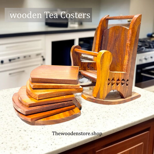Handcrafted Chair-Shaped Tea Coaster