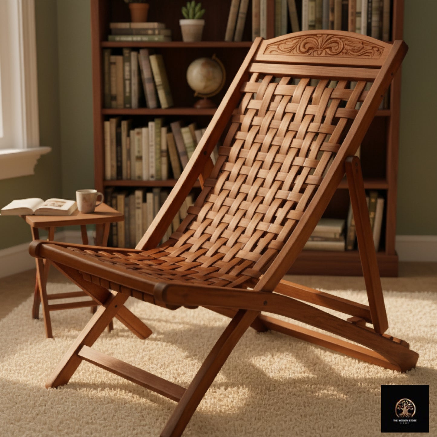 Solid Beach Wood  Relaxing Chair