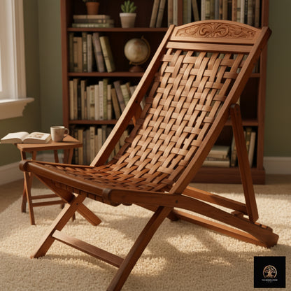 Solid Beach Wood  Relaxing Chair