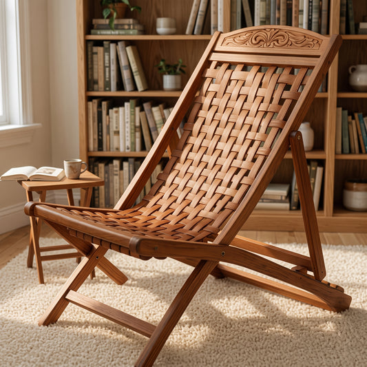 Solid Beach Wood  Relaxing Chair