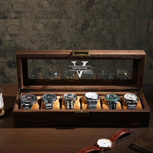 Wooden Watch Box For 6 Slots Export Premium Quality