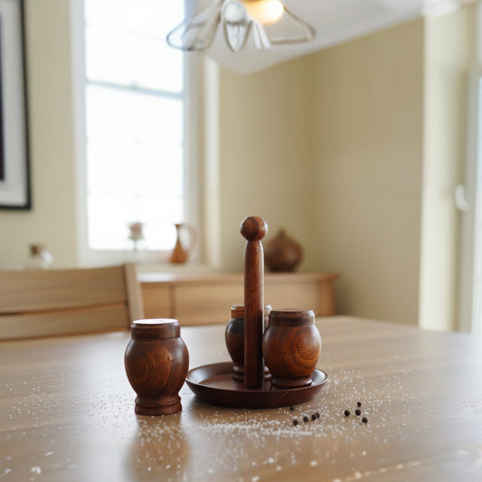 Wooden salt shaker