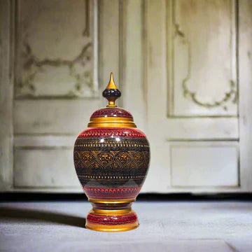 Lacquer Art-Candy Jar large size( 15 Inches)