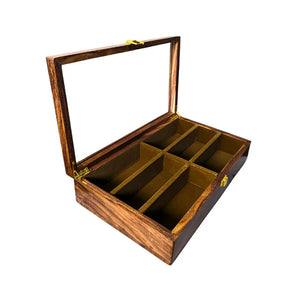 Wooden Glasses Organizer