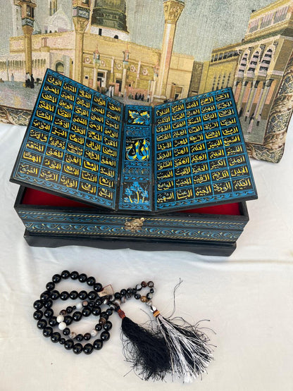 Wooden Quran Holder With Beautiful Handwork Art
