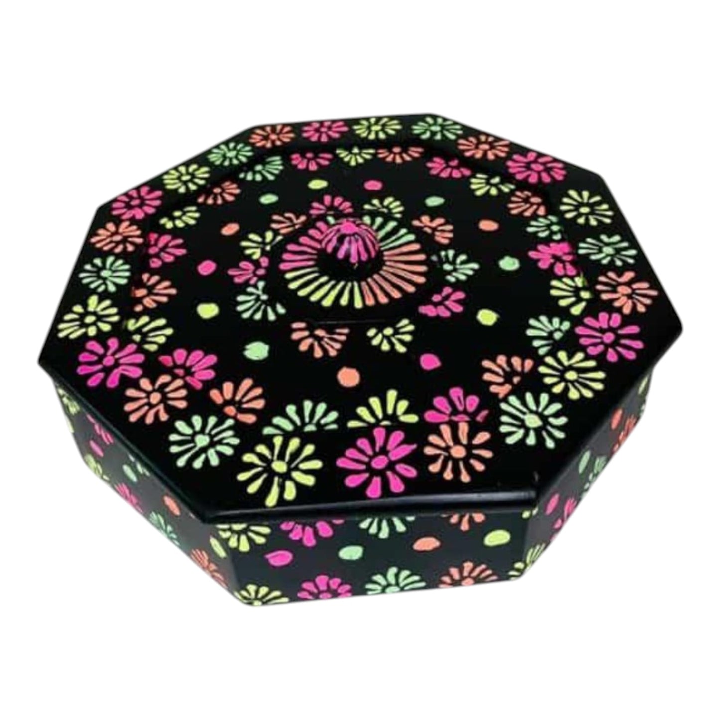 Artistic Wooden Dry Fruit Bowl – Handcrafted Decorative Serving Bowl