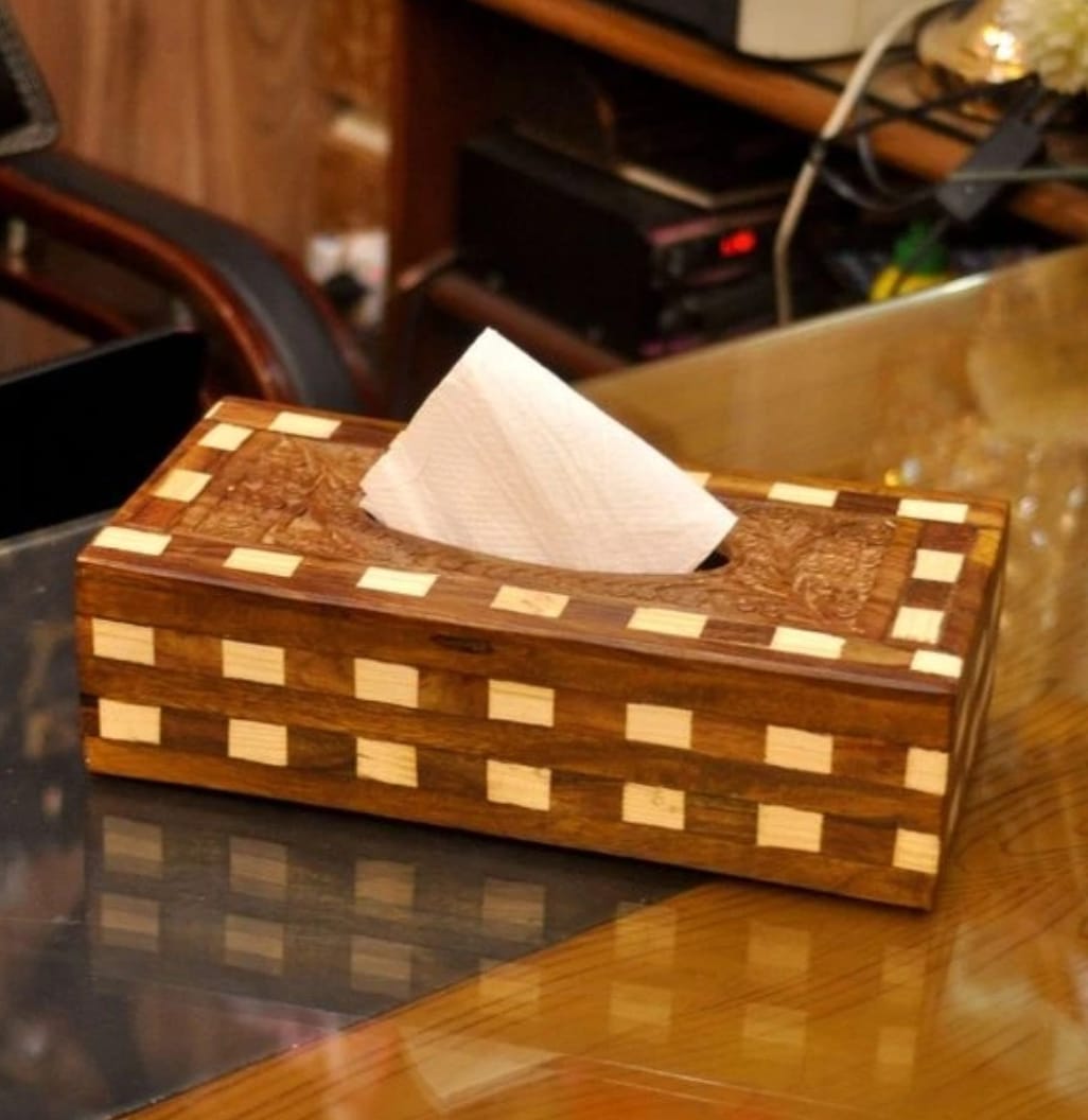 Wooden Tissue Box ( 11*5) Inches