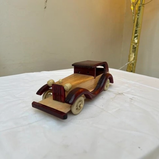 Pure Sheesham Wood Handmade Antique Style Vintage Car( 12"*5") Inches