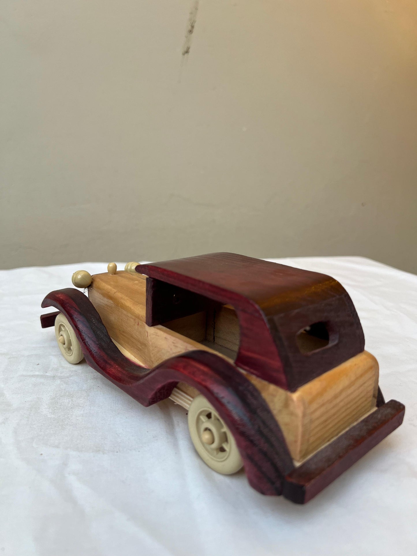Pure Sheesham Wood Handmade Antique Style Vintage Car 12"*5"