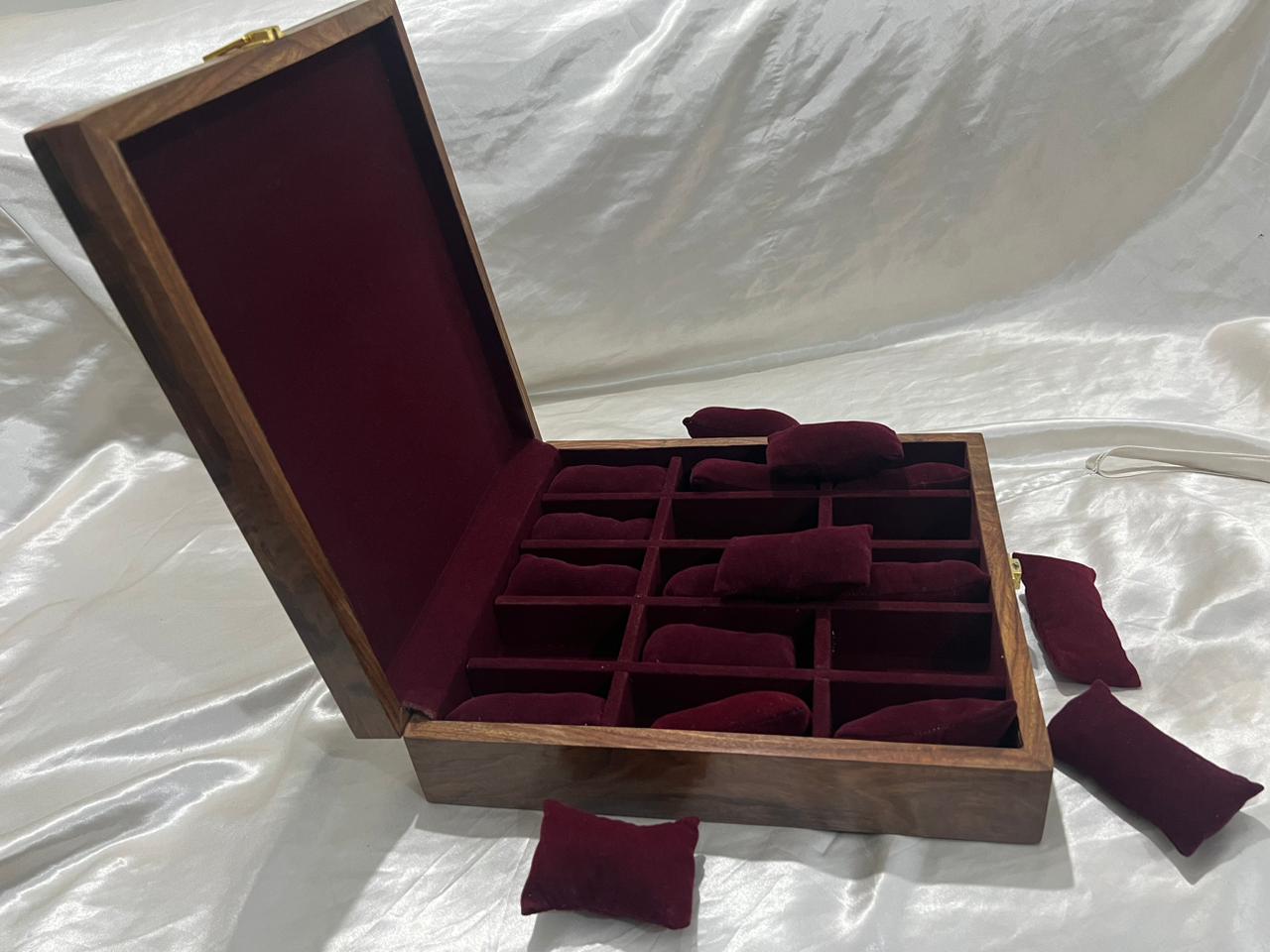 Wooden Watch box With Engraved Pic and Name For 15 Slots ( will contact you for pic and Name) 1000 Advance for picture