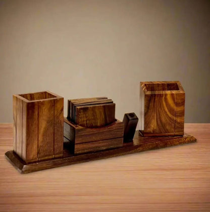 Handcrafted wooden organizer