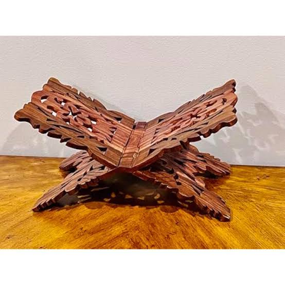 Handcrafted wooden Holy Quran holder