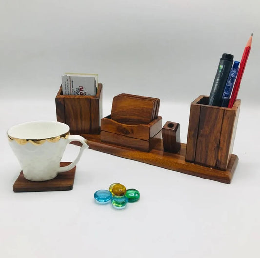 Handcrafted wooden organizer