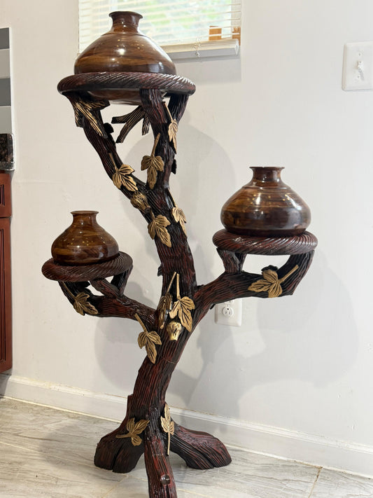 Premium Wooden Flower Stand – 4 Feet