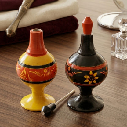 Handcrafted wooden surma dani