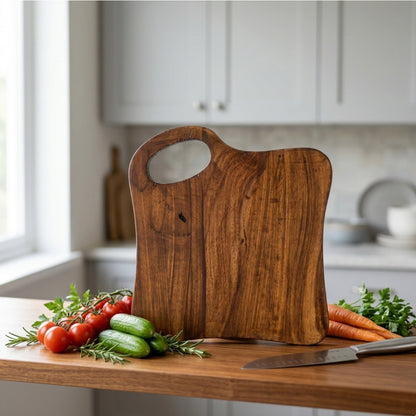 Handcrafted wooden cutting board