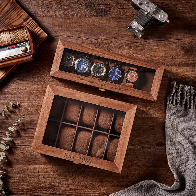 Wooden Watch Box For 10 Slots Export Premium Quality