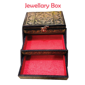 wooden 3 sided Jewellery Box