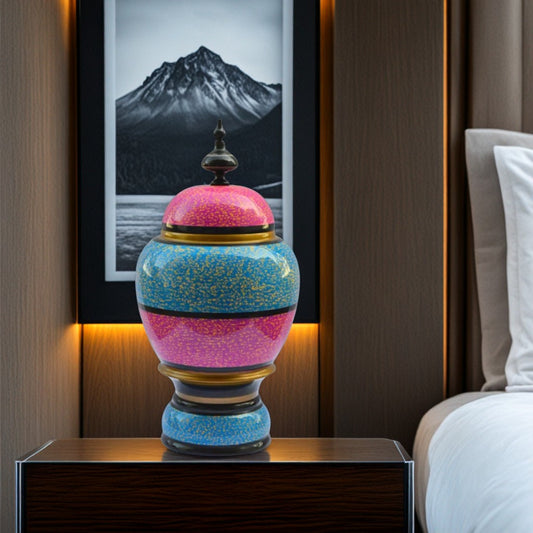 Premium Handcrafted Wooden Round Naqshi Art Candy Jar