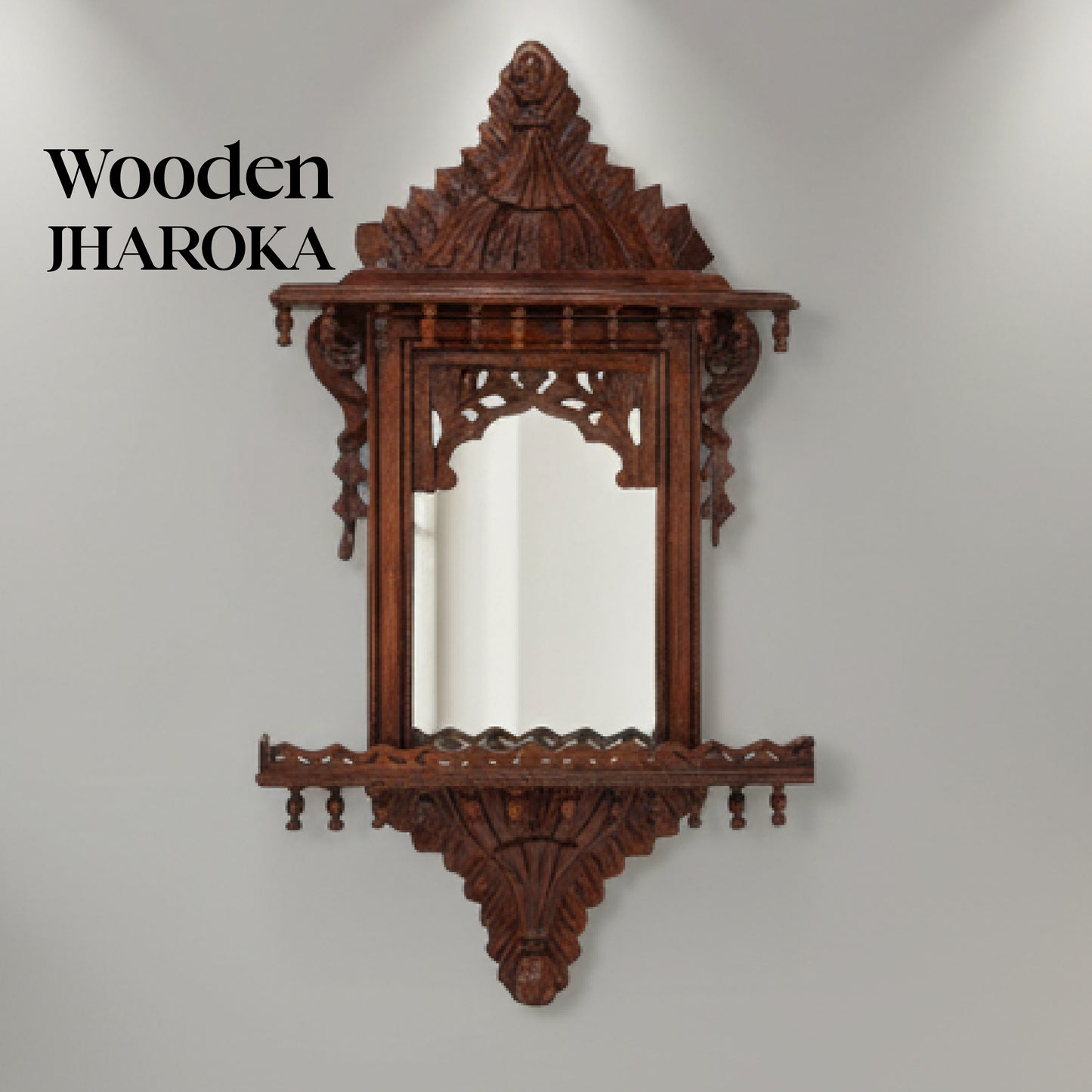 Pure Sheesham Wood Handmade Chionati Jhrooka (30"*18") Inches