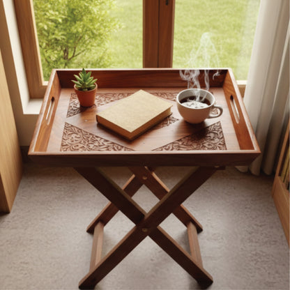 Folding Side Table Coffee Table Serving Table
