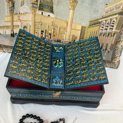 Wooden Quran Holder With Beautiful Handwork Art